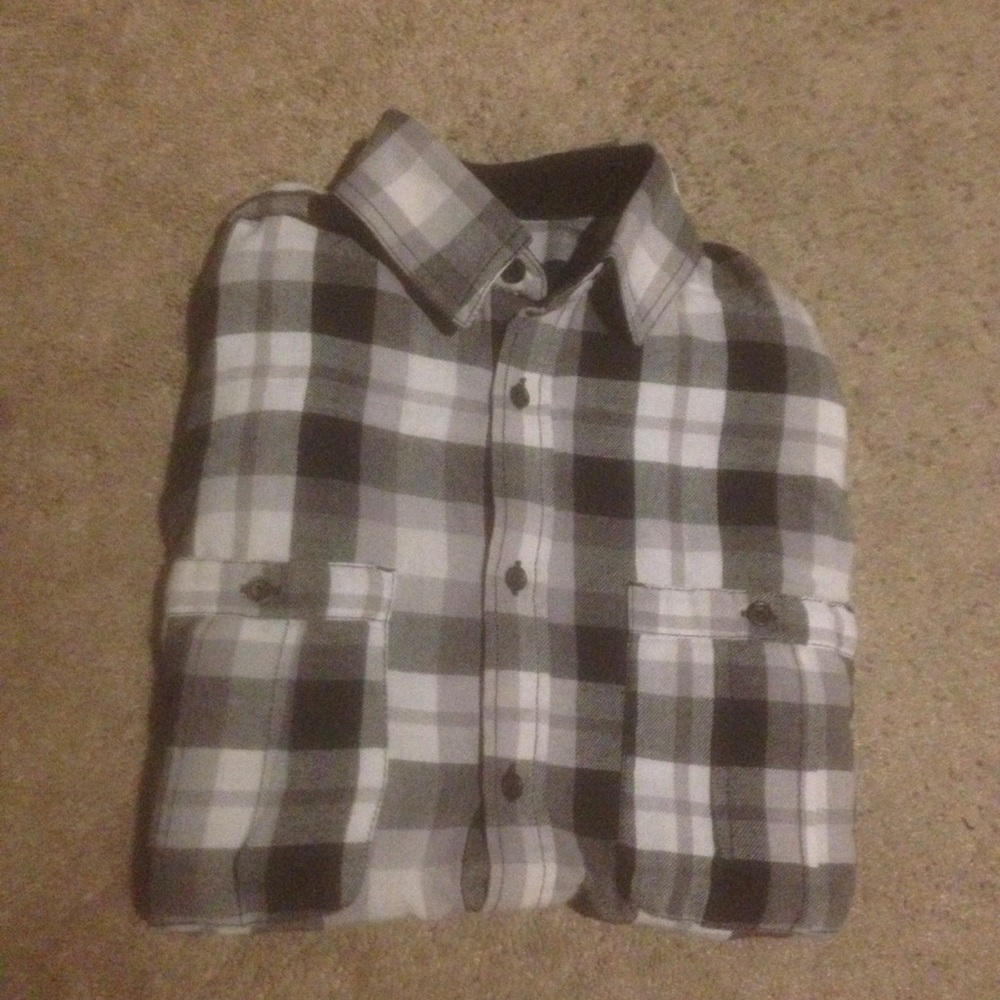 Mossimo black/white flannel